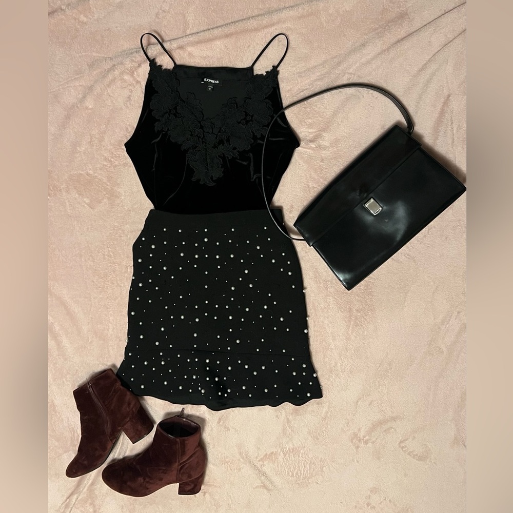 Black Velvet Bodysuit